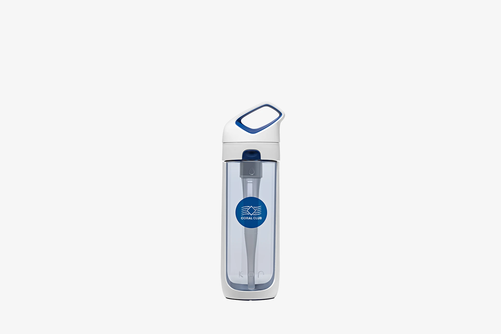 Пластиковая бутылка KOR Sport, бело-голубая